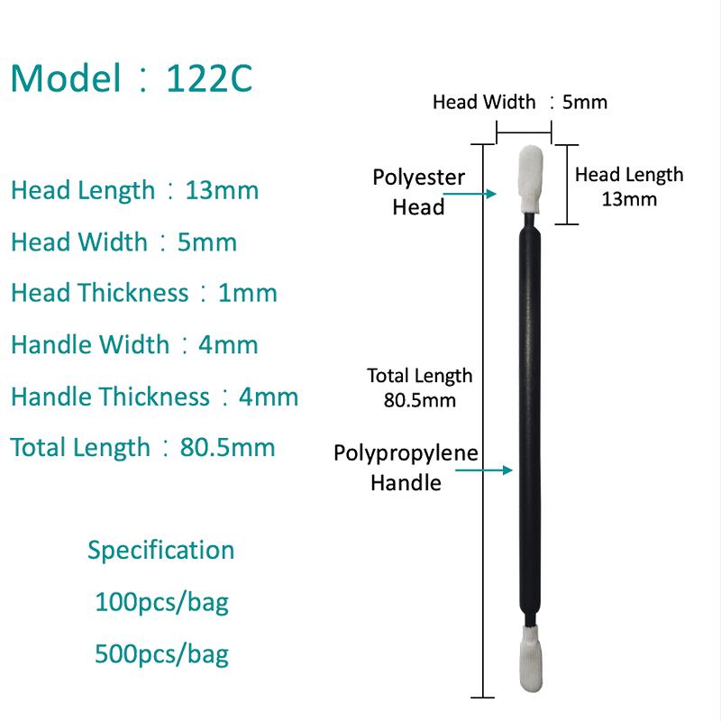 SW-122C فوم بدون گرد و غبار دو سر